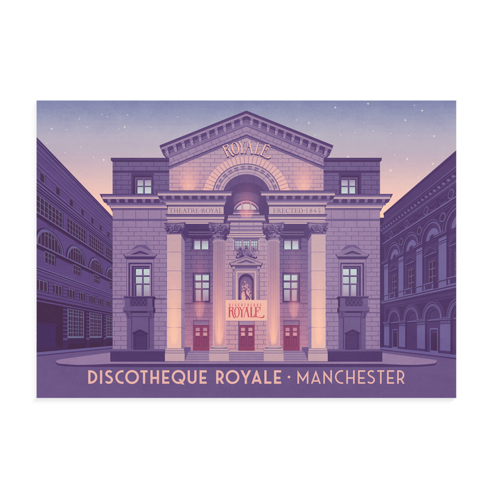 Discotheque Royale Nightclub Manchester Poster