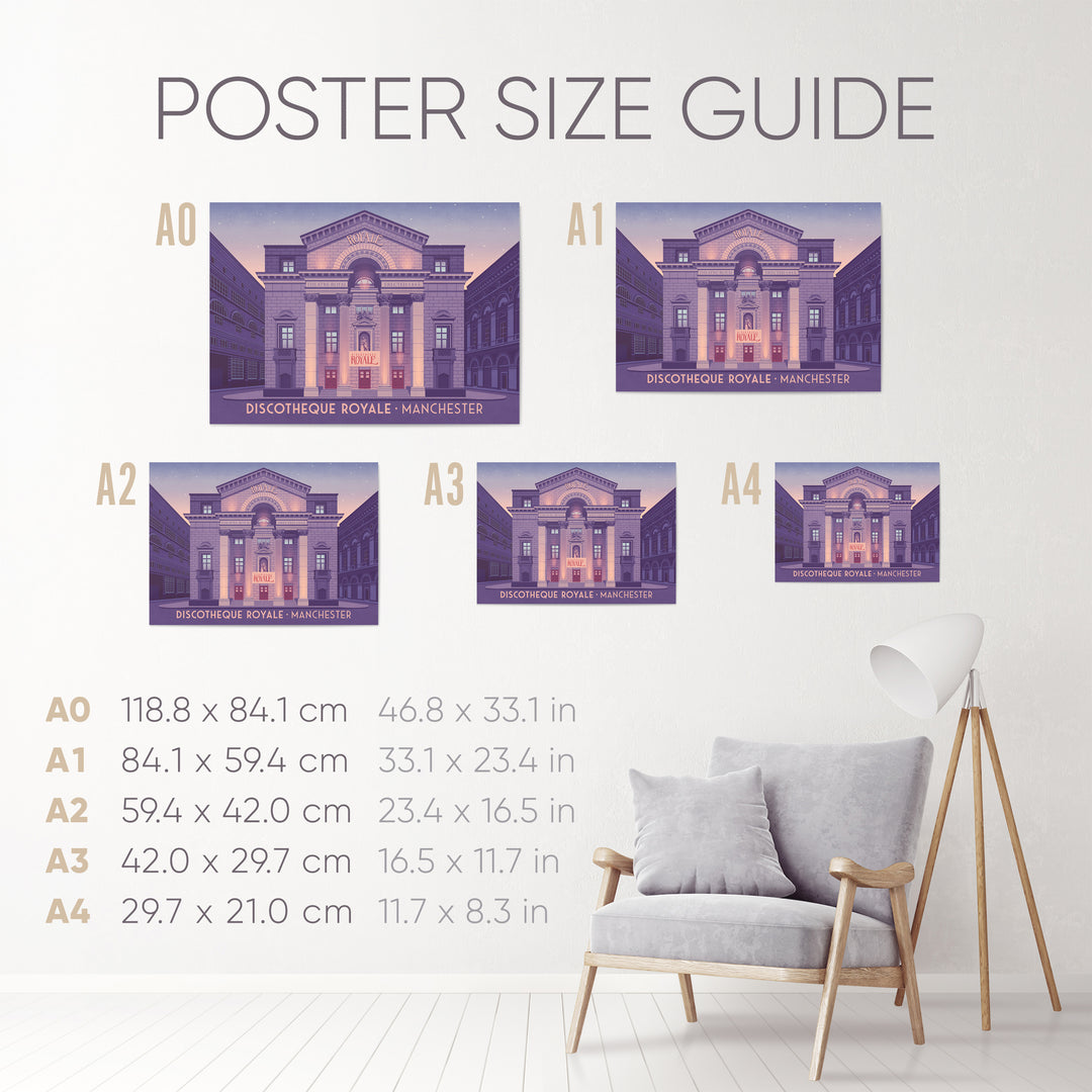 Discotheque Royale Nightclub Manchester Poster