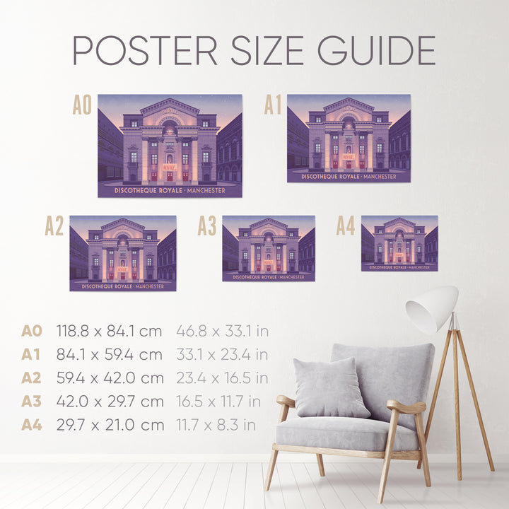 Discotheque Royale Nightclub Manchester Poster