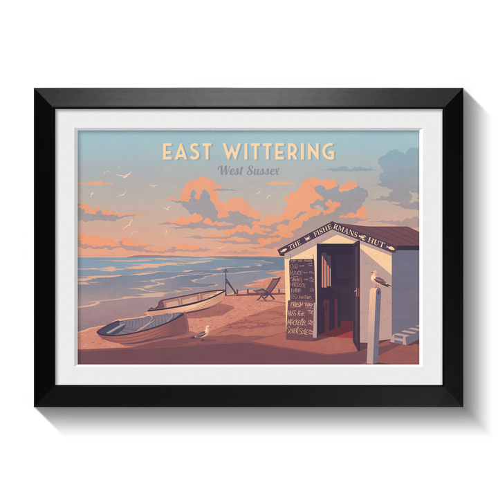 East Wittering West Sussex Travel Poster