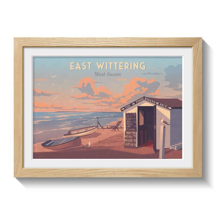 East Wittering West Sussex Travel Poster