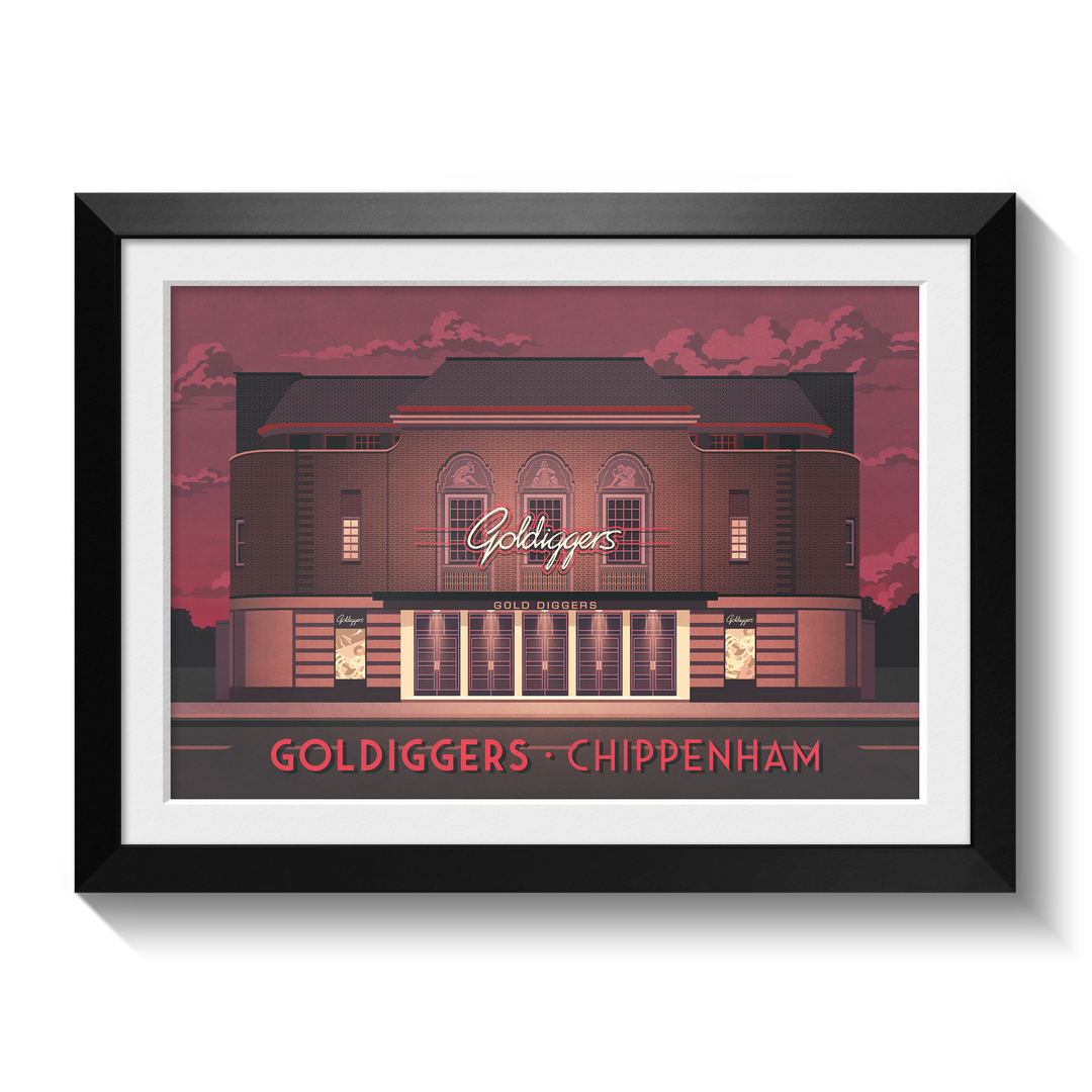 Goldiggers Chippenham London Poster