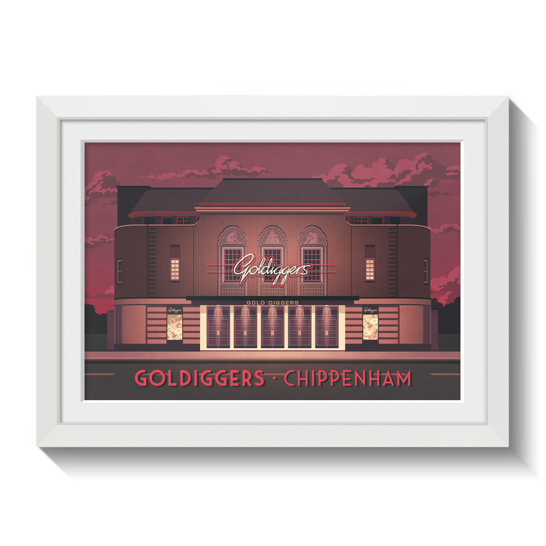 Goldiggers Chippenham London Poster