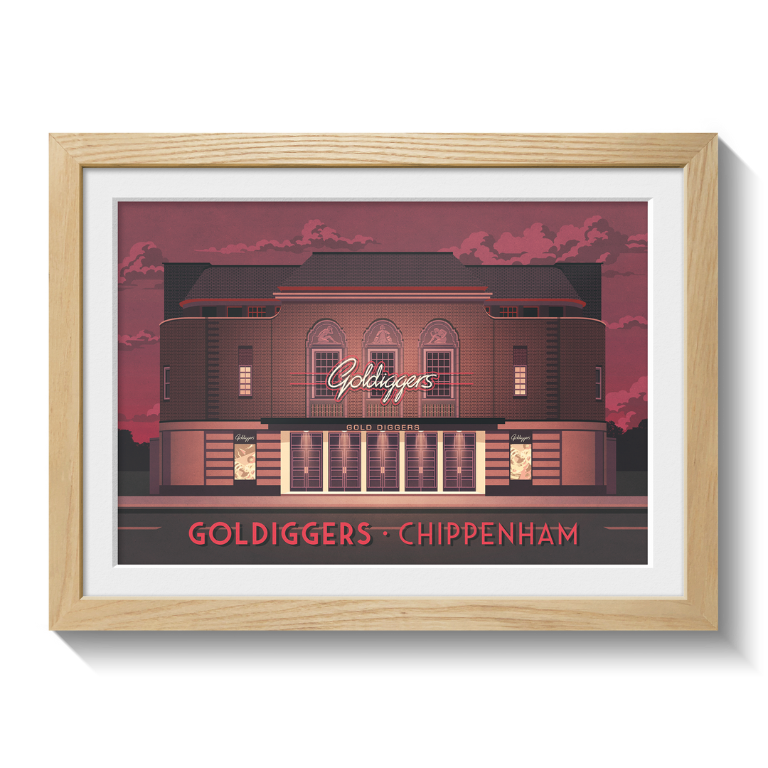 Goldiggers Chippenham London Poster