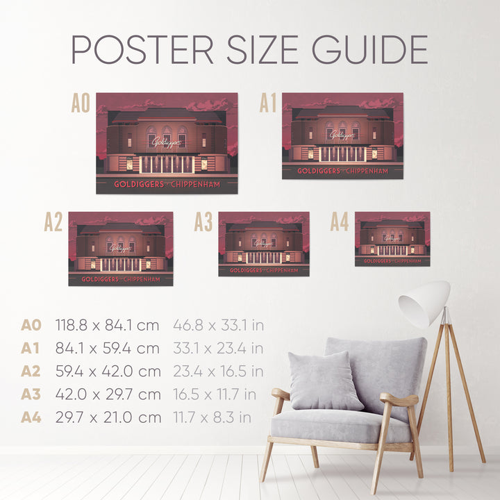 Goldiggers Chippenham London Poster