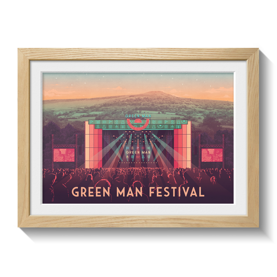 Green Man Festival Wales Poster