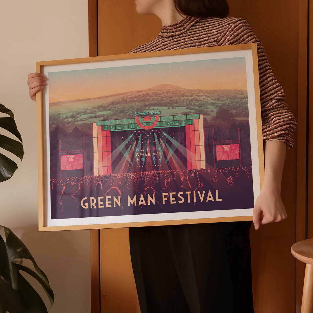 Green Man Festival Wales Poster