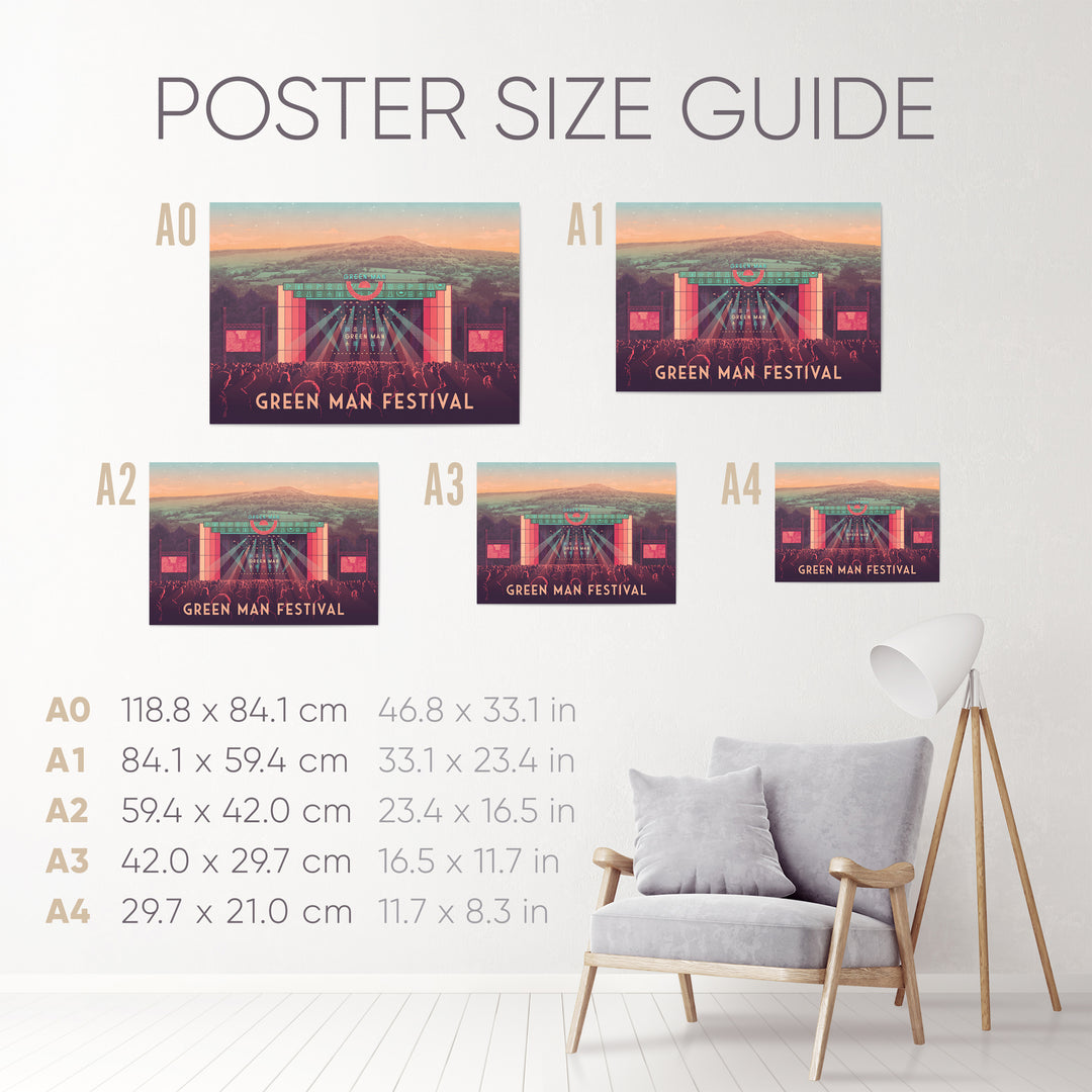 Green Man Festival Wales Poster