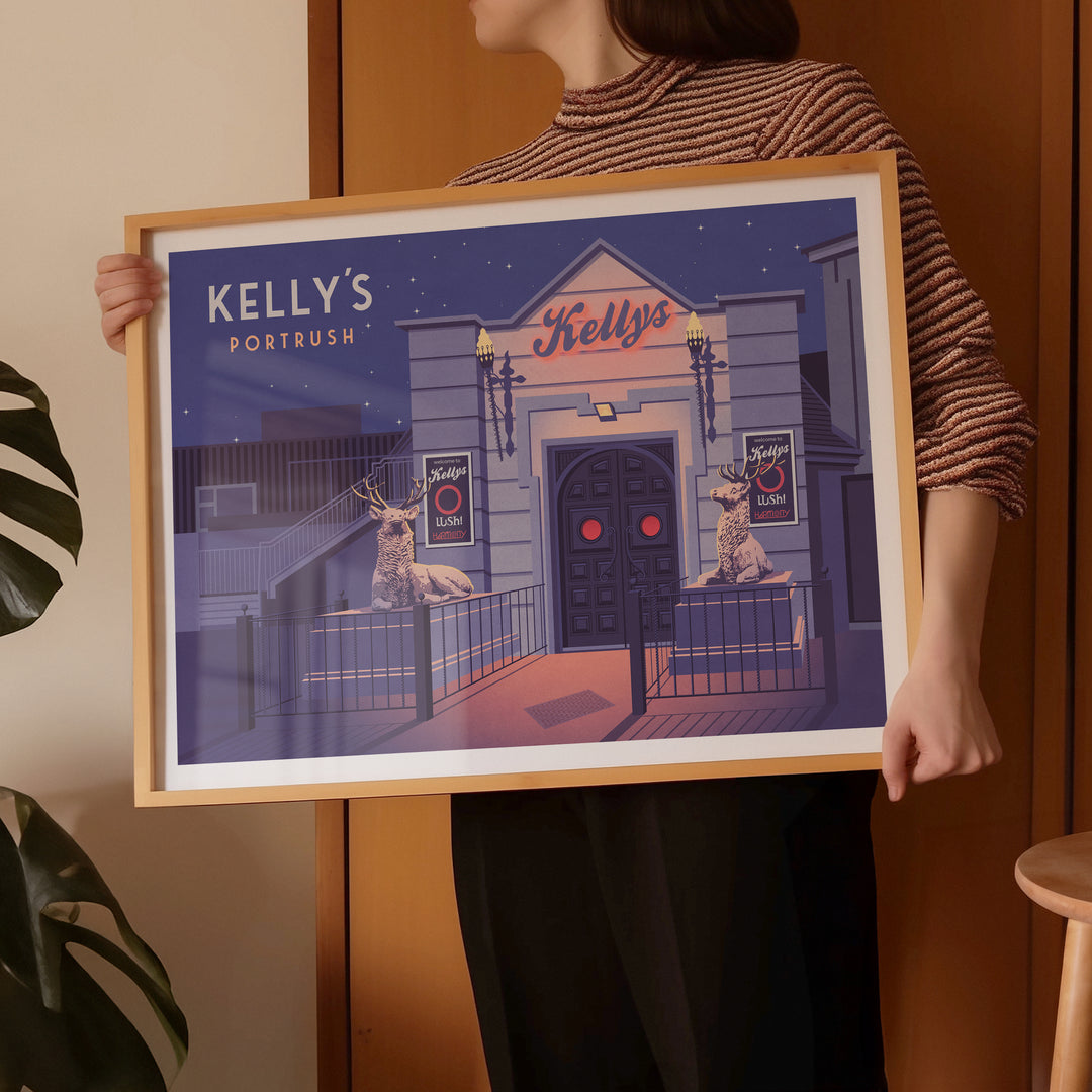 Kelly's Nightclub Portrush Lush Poster