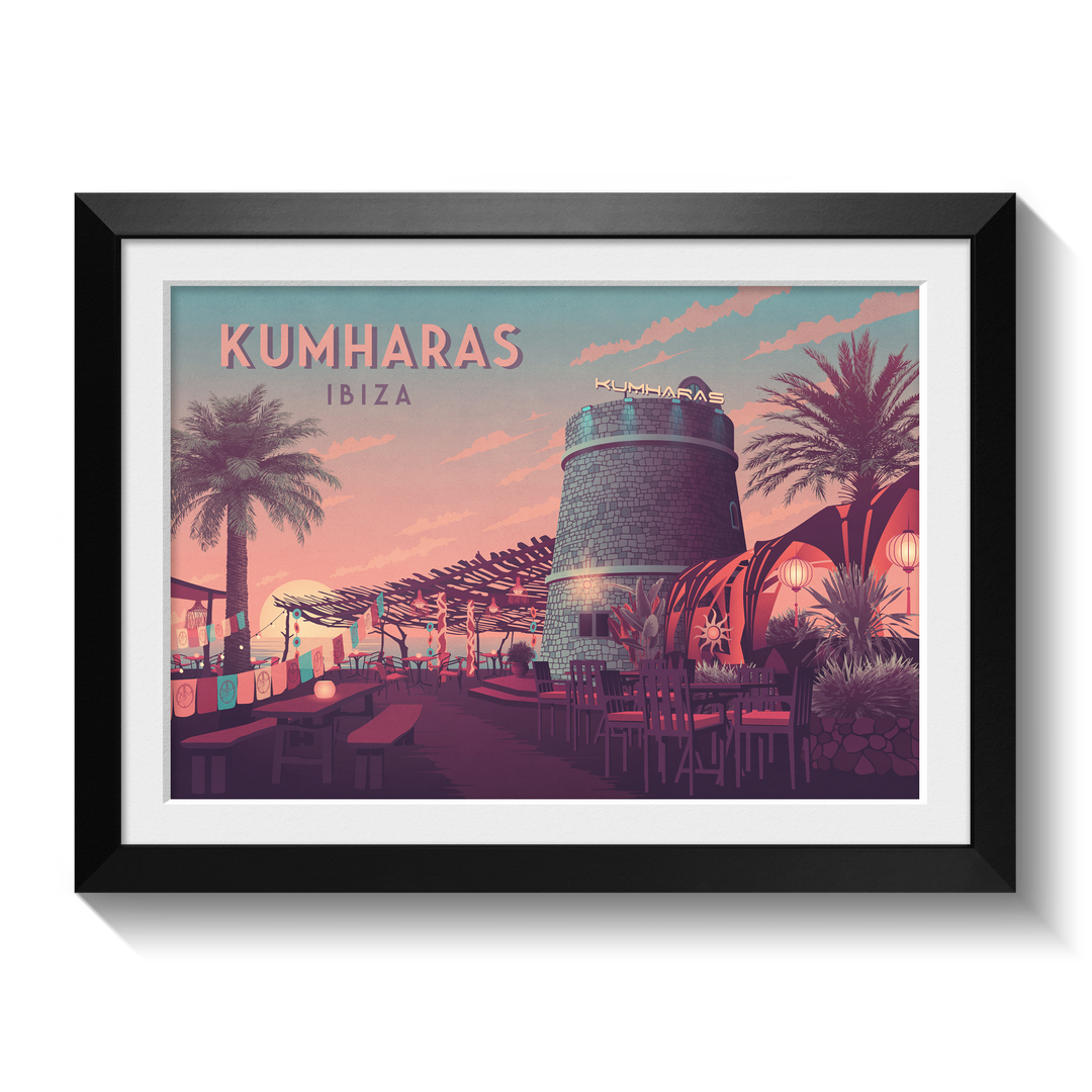 Kumharas Ibiza Nightclub Poster