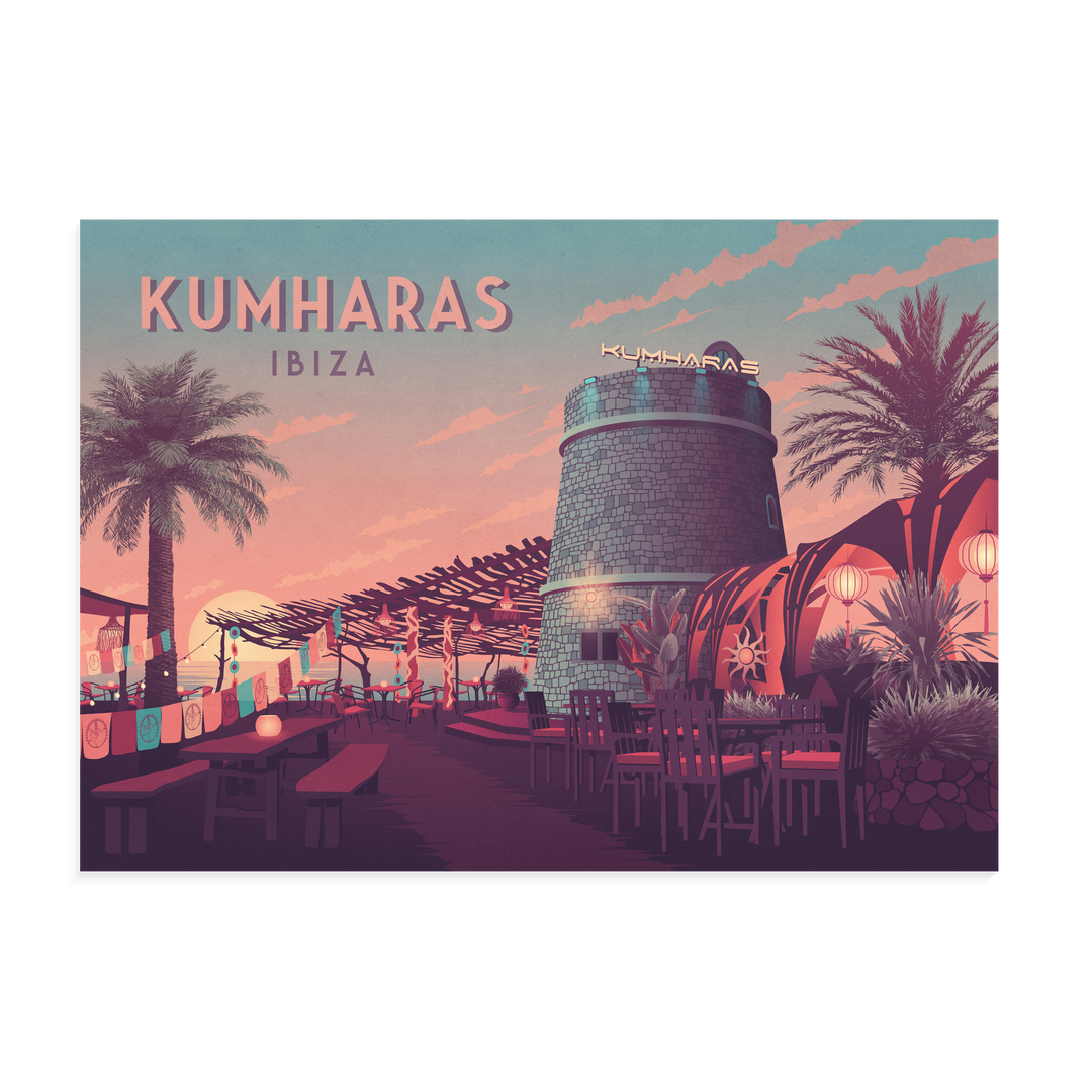 Kumharas Ibiza Nightclub Poster