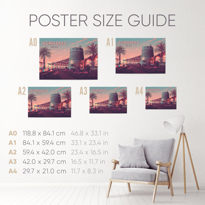 Kumharas Ibiza Nightclub Poster