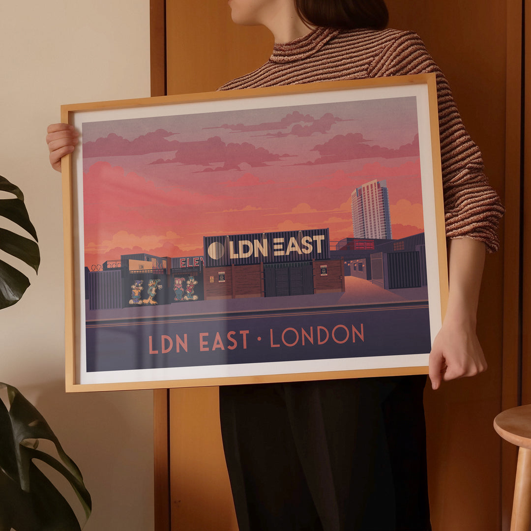 LDN East London Travel Poster