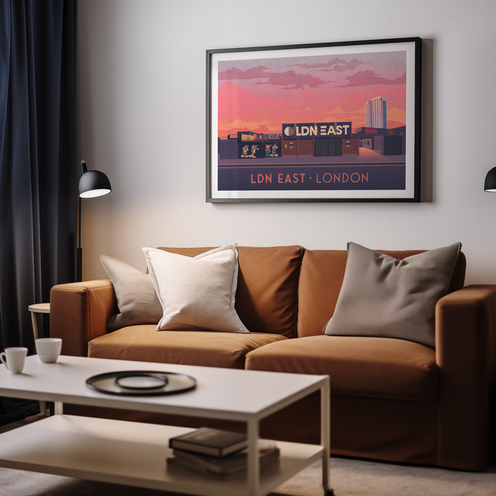 LDN East London Travel Poster