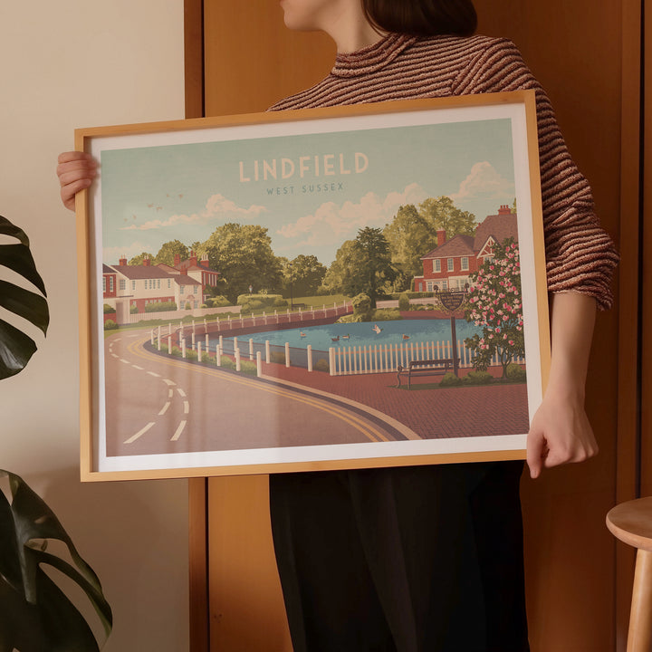 Lindfield West Sussex Travel Poster