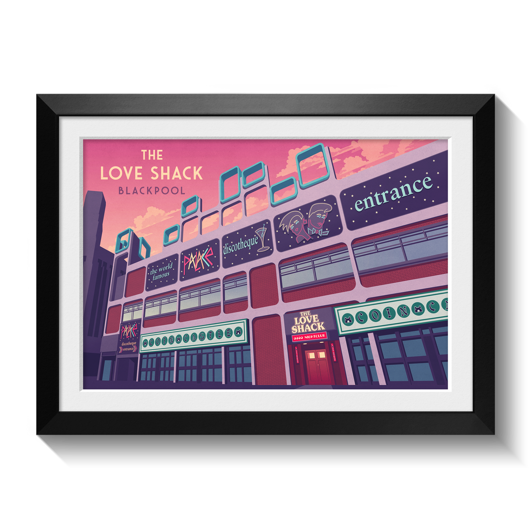 Love Shack Nightclub Blackpool Poster