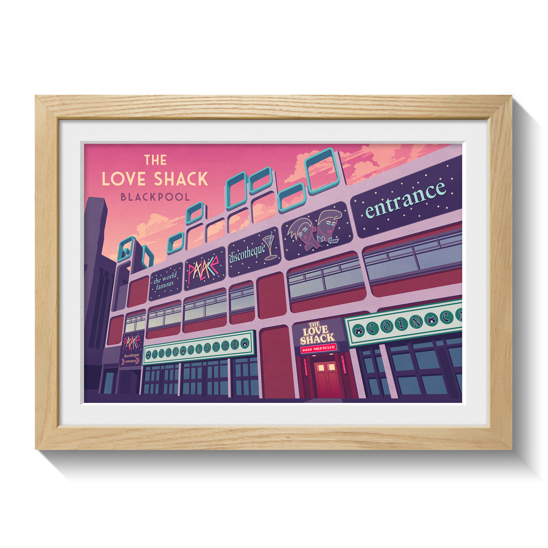 Love Shack Nightclub Blackpool Poster