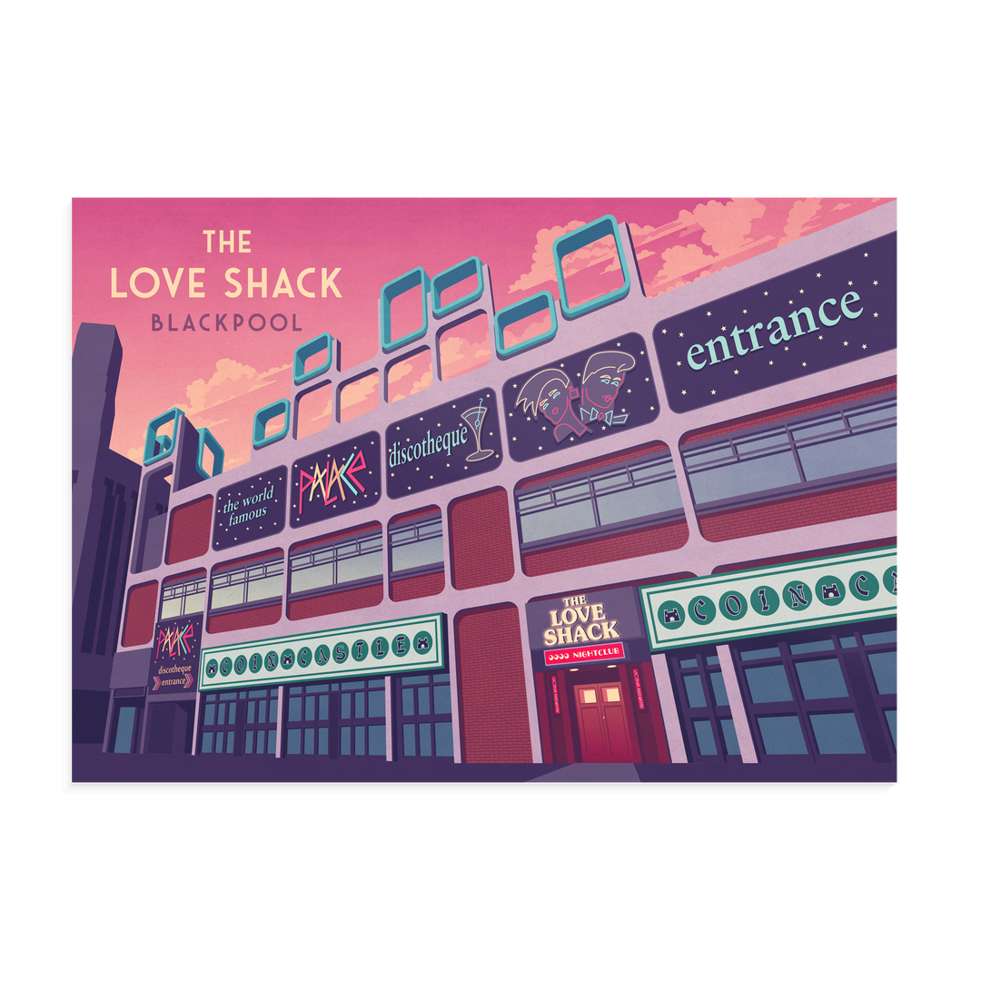 Love Shack Nightclub Blackpool Poster