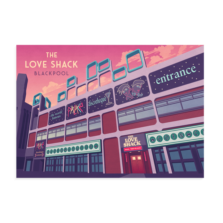 Love Shack Nightclub Blackpool Poster