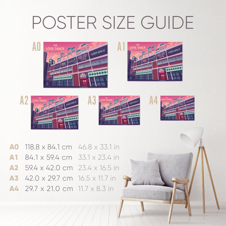 Love Shack Nightclub Blackpool Poster