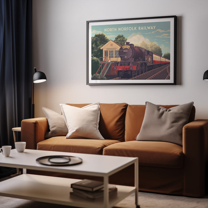 North Norfolk Railway Travel Poster