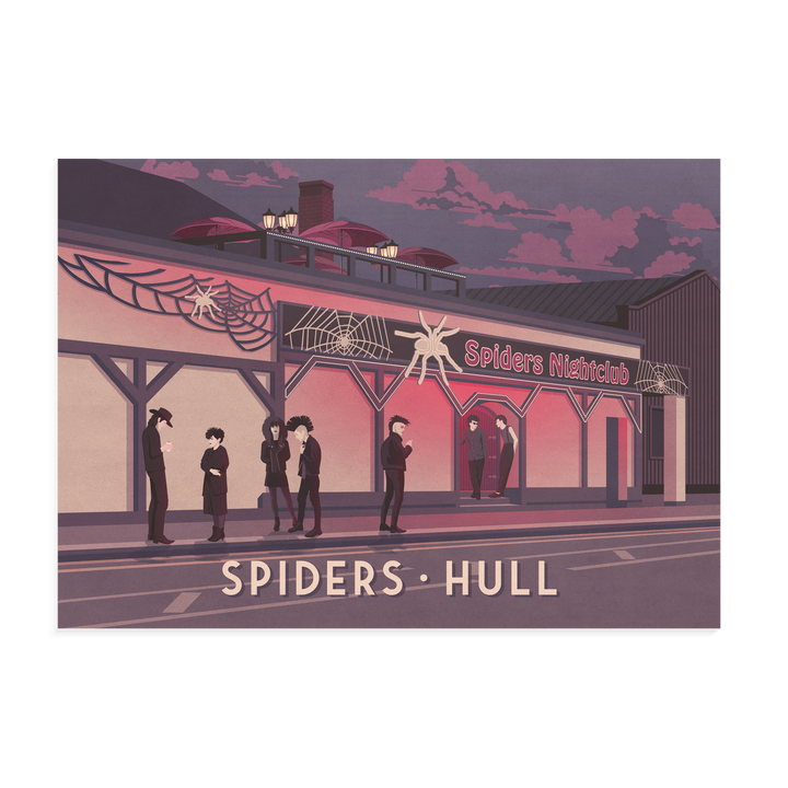 Spiders Nightclub Hull Poster