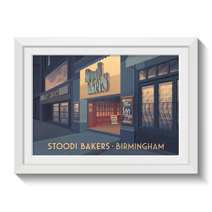 Stoodi Bakers Nightclub Birmingham Poster