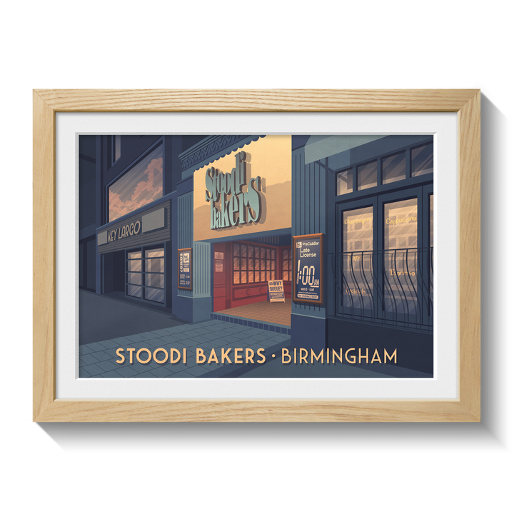 Stoodi Bakers Nightclub Birmingham Poster