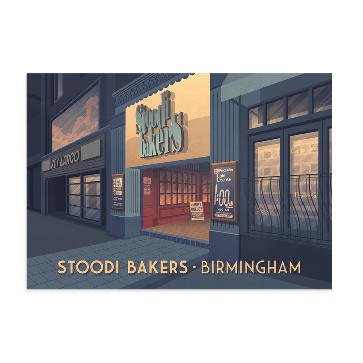 Stoodi Bakers Nightclub Birmingham Poster