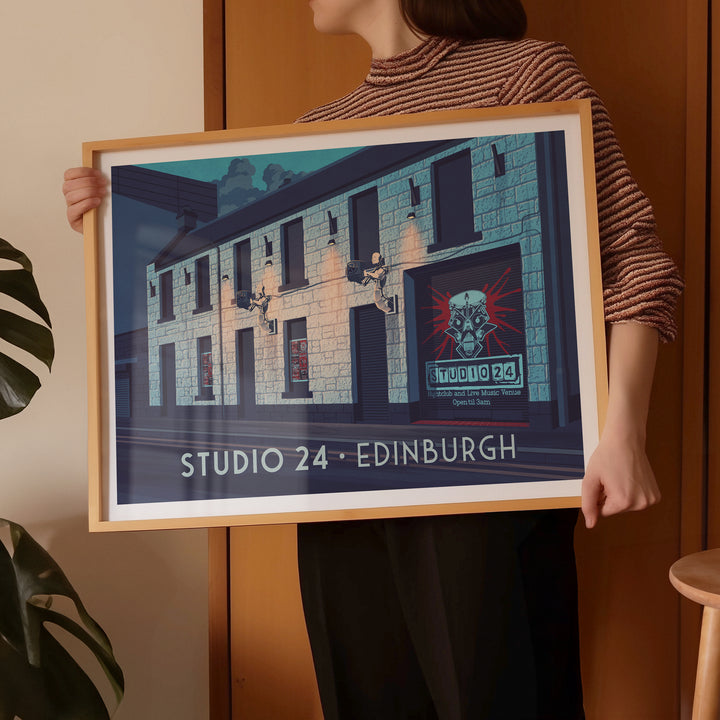 Studio 24 Edinburgh Nightclub Poster