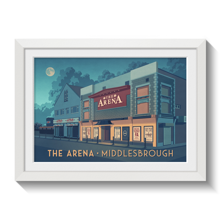 The Arena Middlesborough Poster