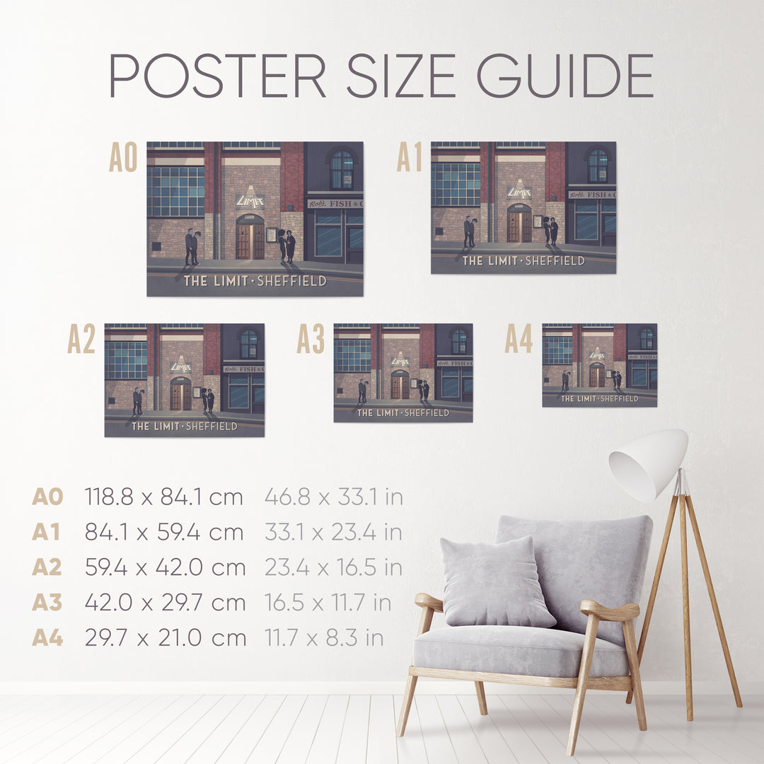 The Limit Sheffield Nightclub Poster