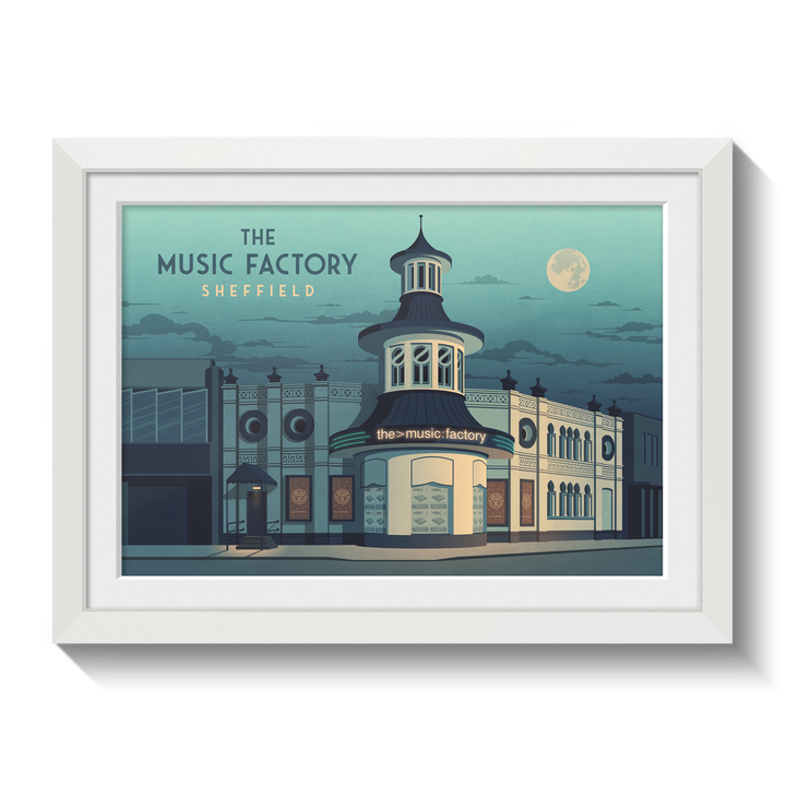 The Music Factory Sheffield Poster