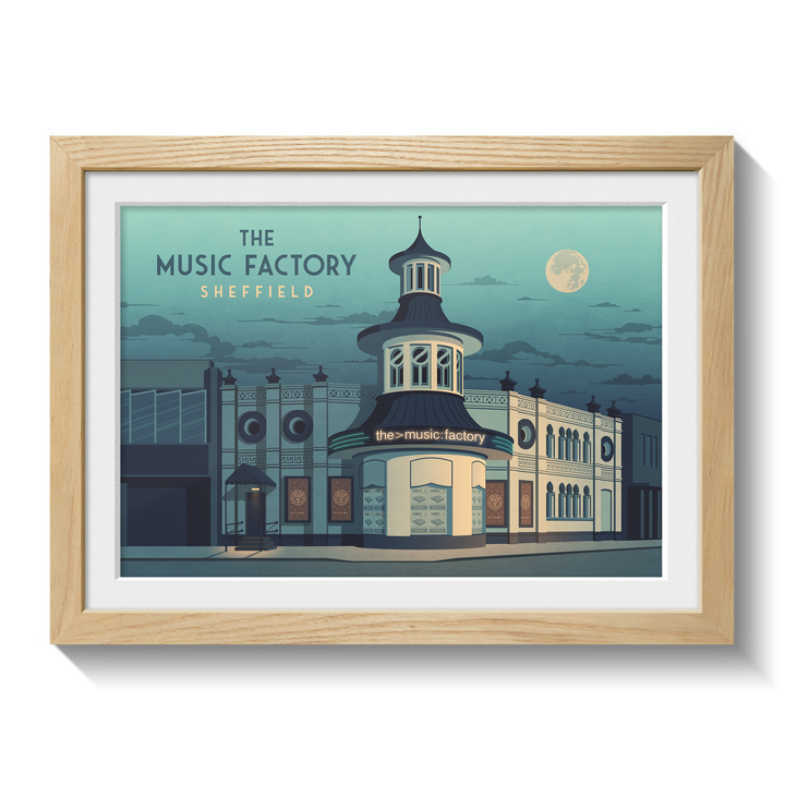 The Music Factory Sheffield Poster
