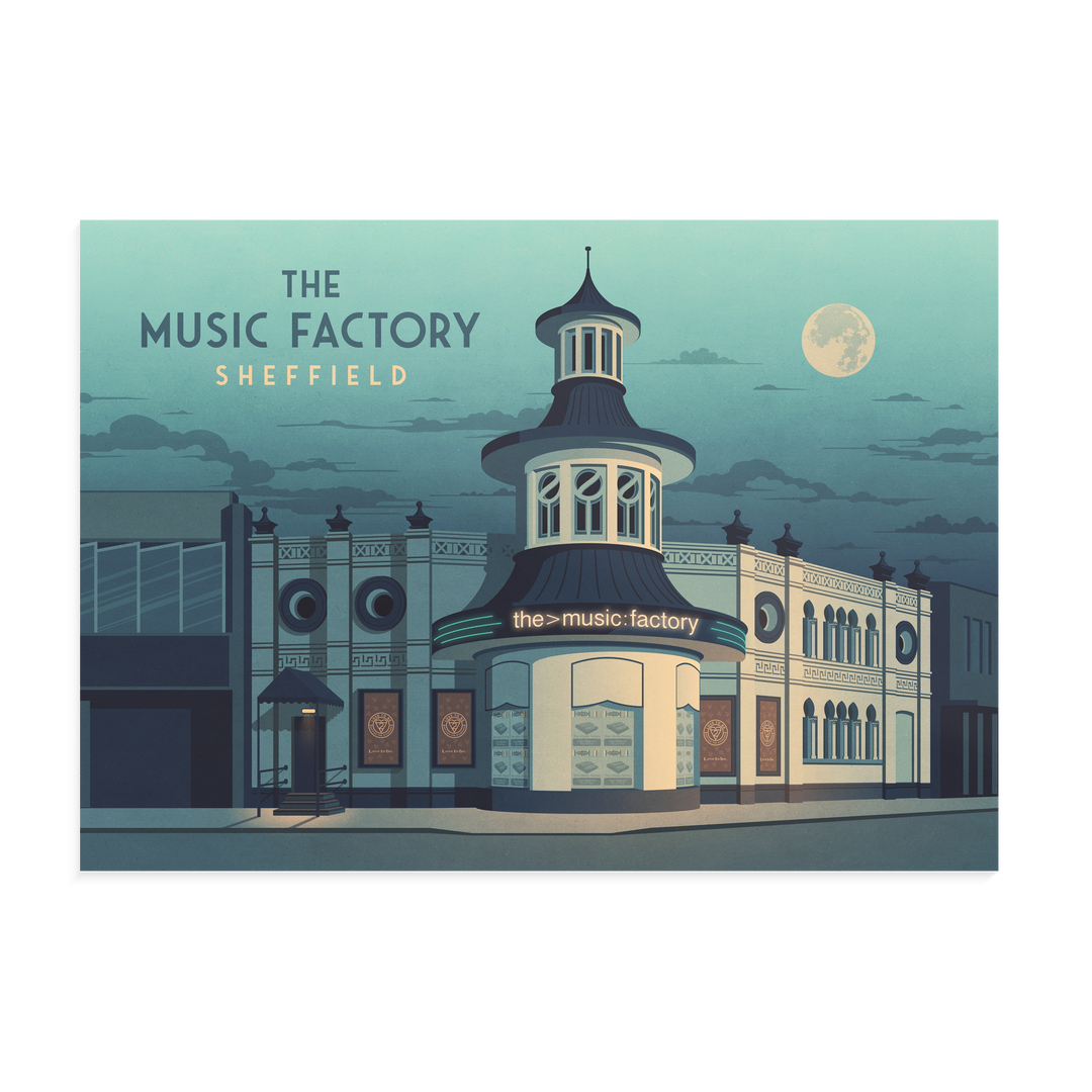 The Music Factory Sheffield Poster