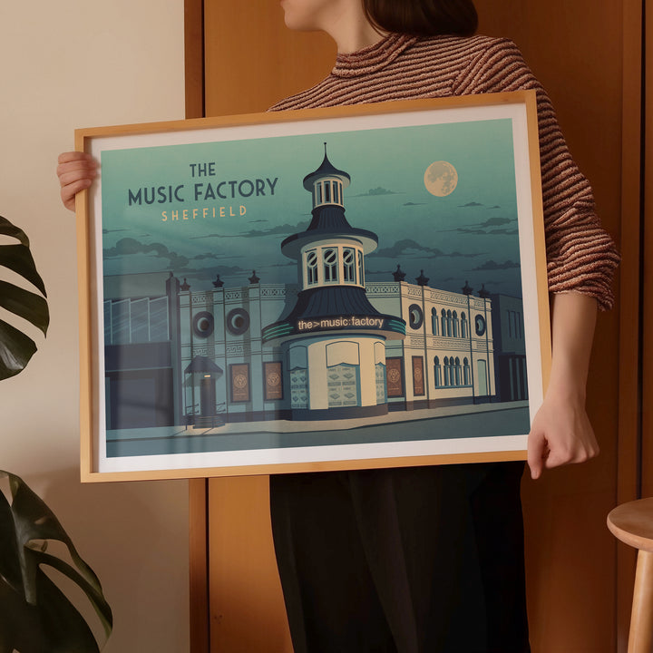 The Music Factory Sheffield Poster