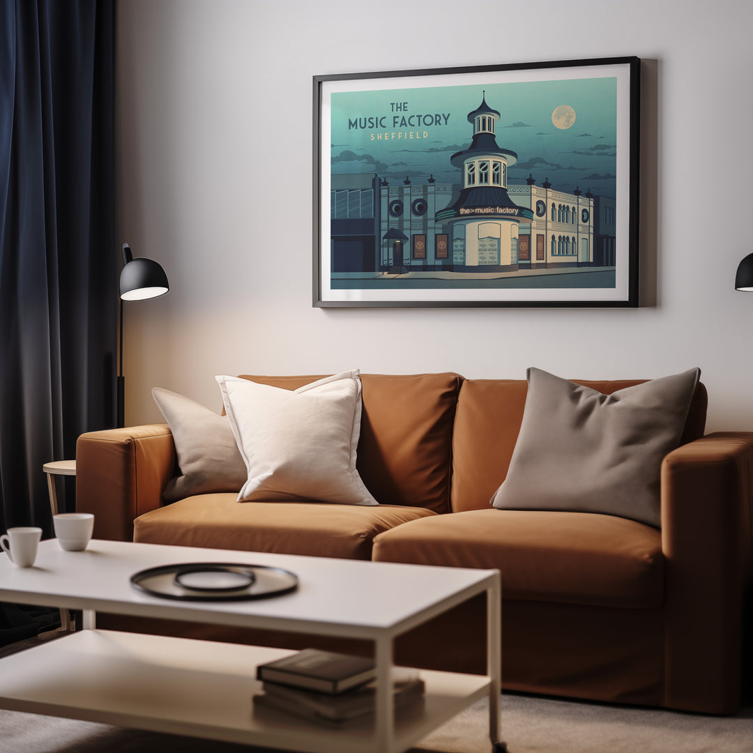 The Music Factory Sheffield Poster