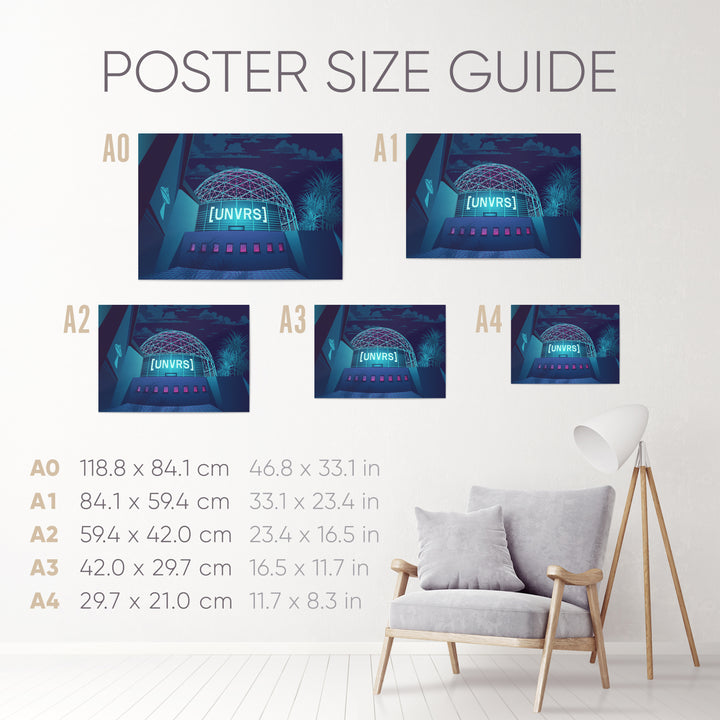 UNVRS Ibiza Nightclub Poster