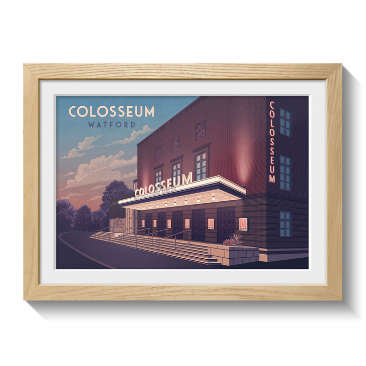 Watford Colosseum Travel Poster