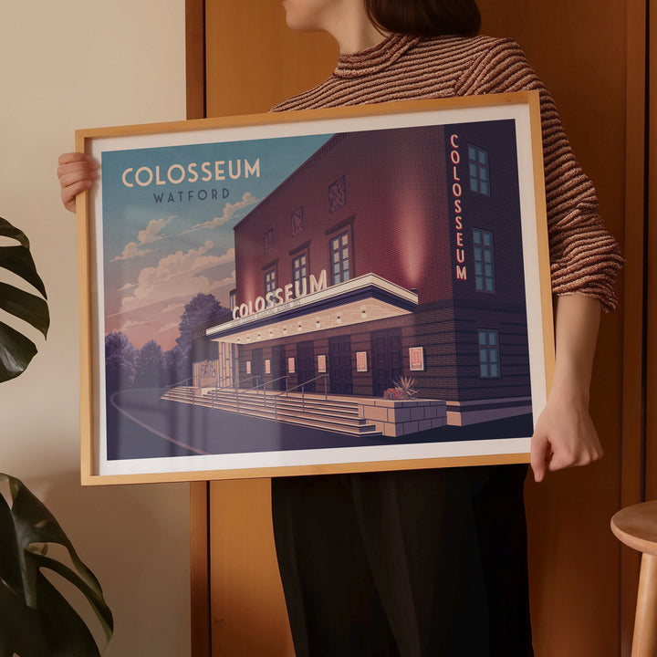 Watford Colosseum Travel Poster