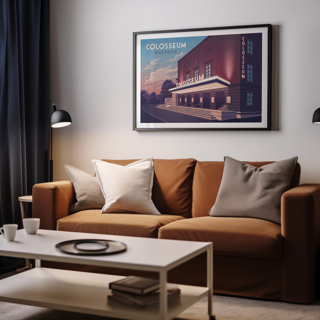 Watford Colosseum Travel Poster