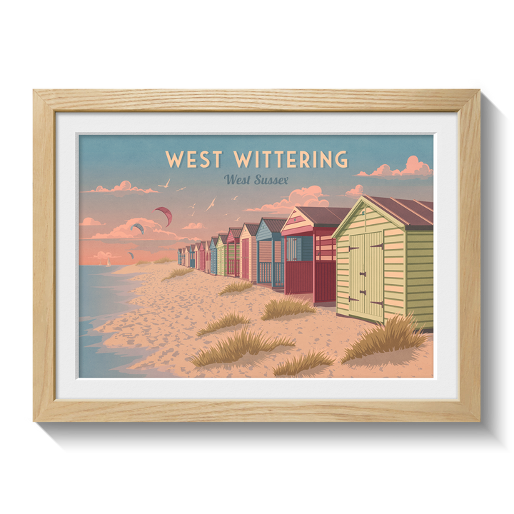 West Wittering West Sussex Travel Poster