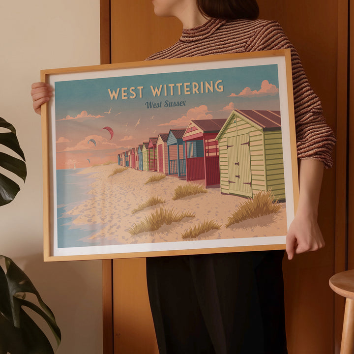 West Wittering West Sussex Travel Poster