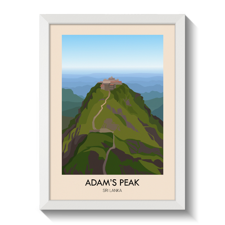 Adam's Peak Travel Poster