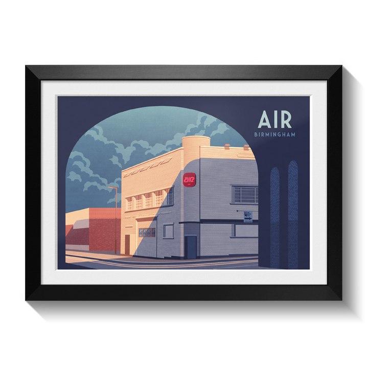 Air Nightclub Birmingham Travel Poster