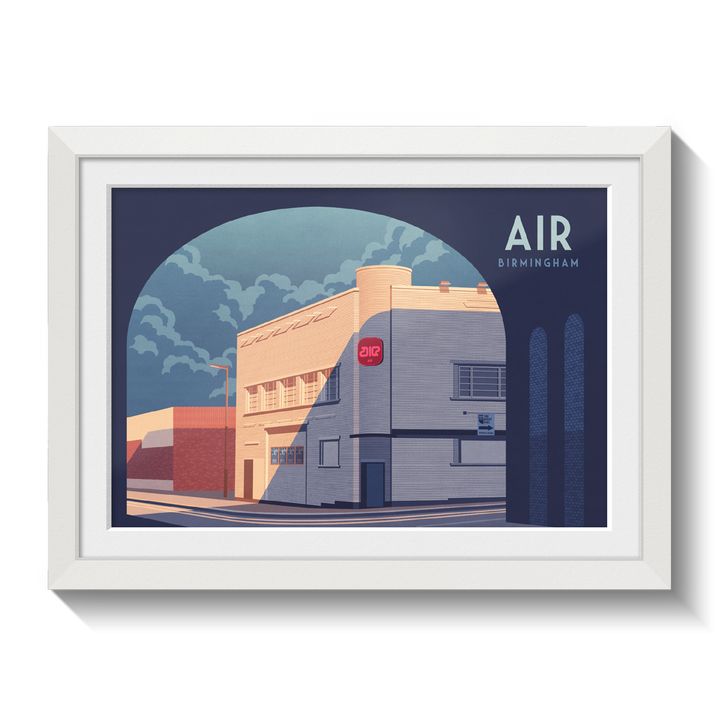 Air Nightclub Birmingham Travel Poster