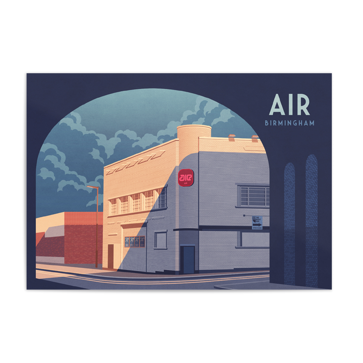Air Nightclub Birmingham Travel Poster