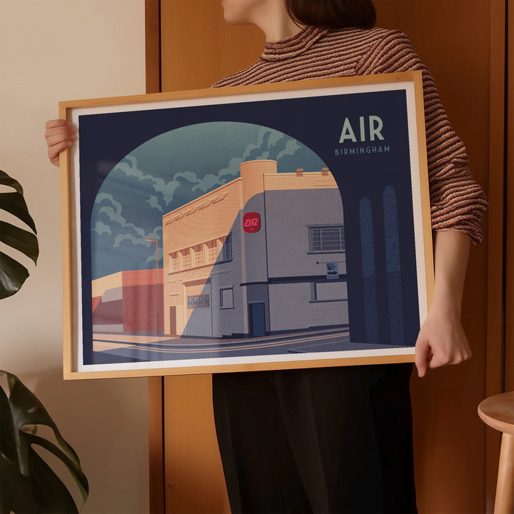 Air Nightclub Birmingham Travel Poster