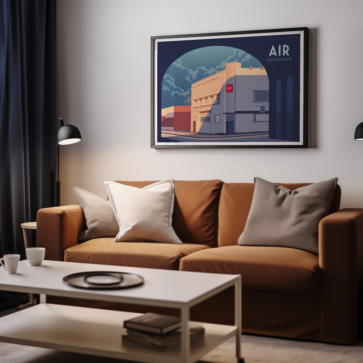 Air Nightclub Birmingham Travel Poster