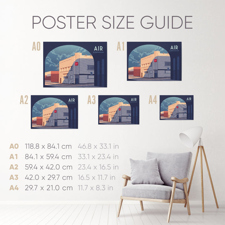 Air Nightclub Birmingham Travel Poster